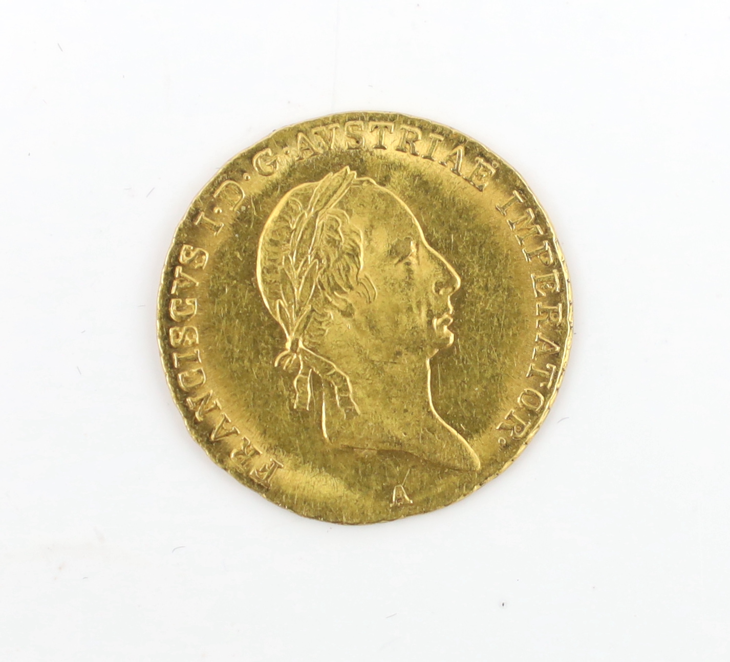 Gold coins, Austrian Empire, Franz I one ducat 1830A, good EF